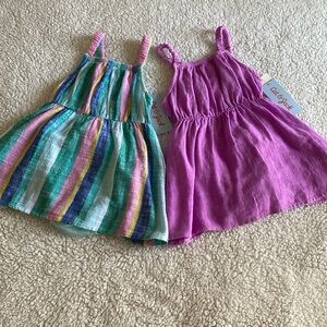 Cat & Jack Multicolor Striped Kids Dress